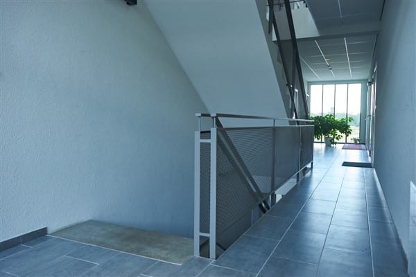 Railing for multi-storey staircases