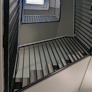 Multi-apartment staircase railings Vilnius