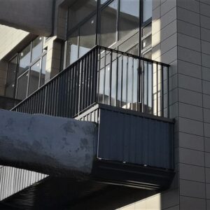 Balcony railing for multi-storey buildings