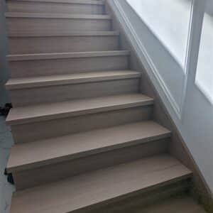 Oak steps with surrounds