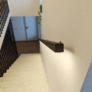 Handrail and armrest LED