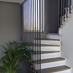 Kvadratiniai turėklai Šančiai