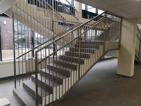 Stainless steel school railings