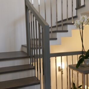 Stainless steel stair guard railing