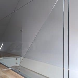 Frameless glass railings Kaunas