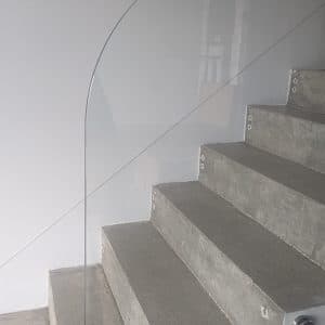 Frameless glass railings Kaunas