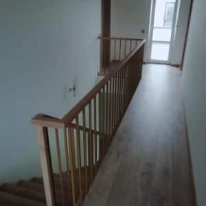 Handrails made of wood