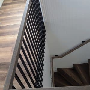 Interior railings with LED