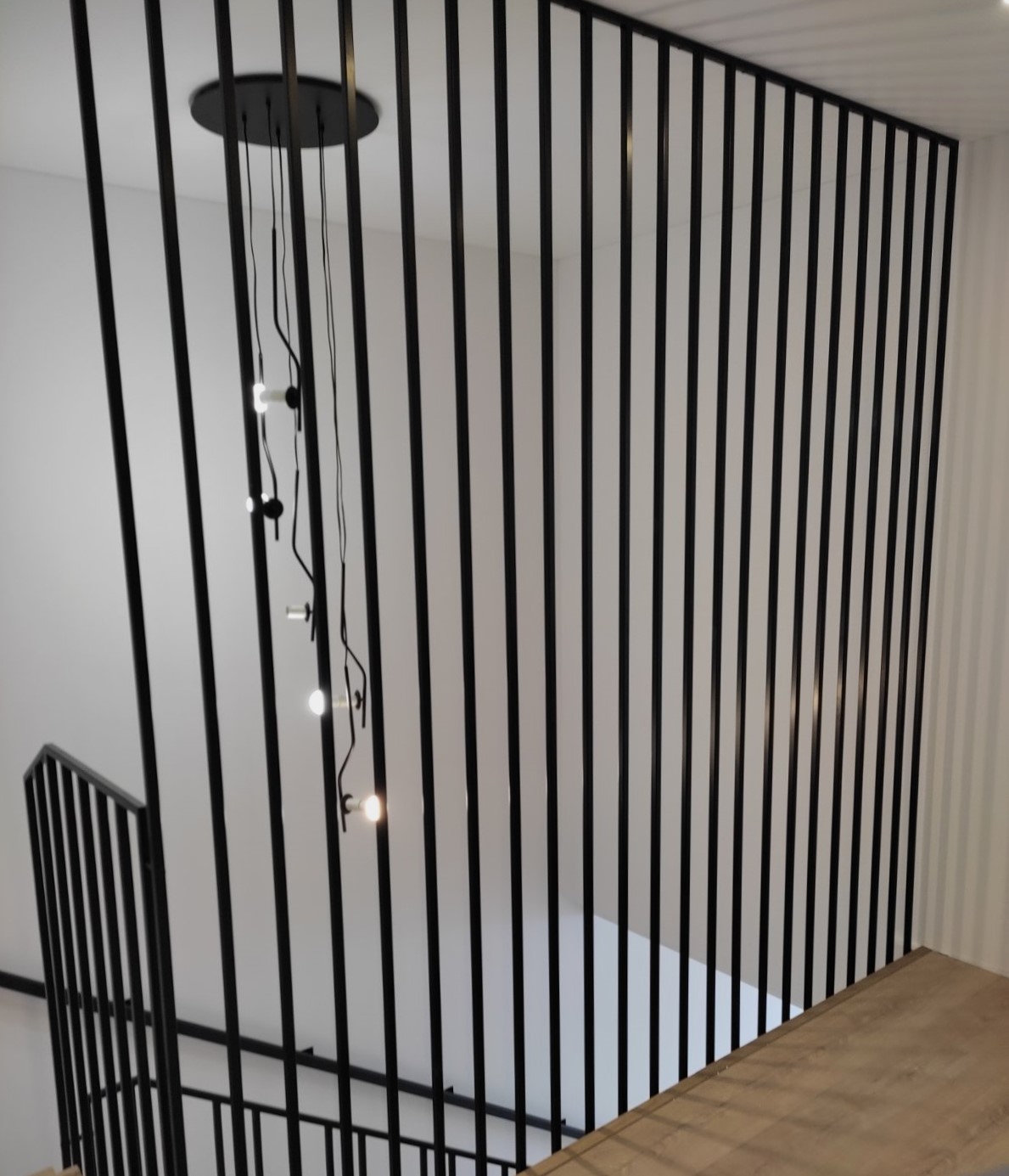 LT86 3 Kvadratiniai turėklai Vilnius LED porankis