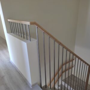 Darželio turėklas iš nerūdijančio plieno