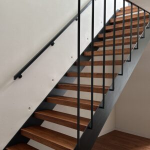 Staircase in sheet metal